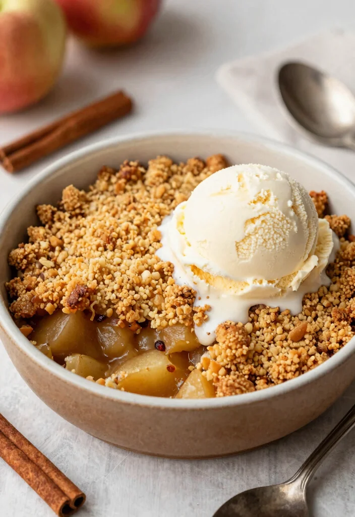 16 Great British Bake Off Recipes: Iconic Baking Favorites - 8. Gluten-Free Apple Crumble 1