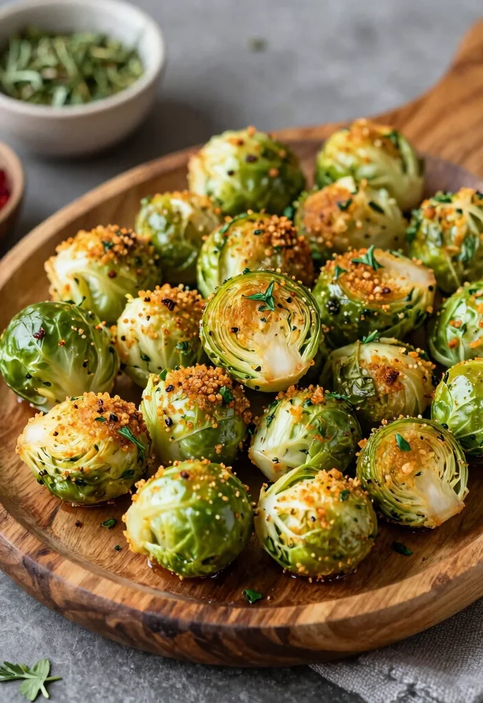17 Baked Brussel Sprout Recipes: Crispy, Easy, and Flavorful - 13. Herb-Crusted Brussel Sprouts 1