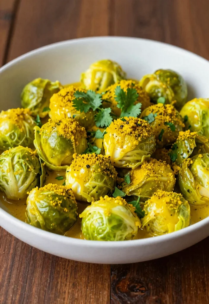17 Baked Brussel Sprout Recipes: Crispy, Easy, and Flavorful - 15. Curried Brussel Sprouts 1