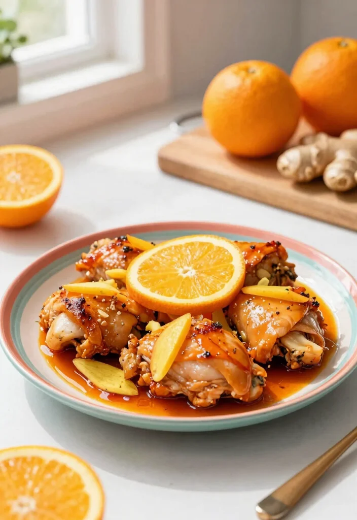 17 Bone In Chicken Thigh Recipes Flavor Packed Dinners - 13. Orange Ginger Chicken Thighs 1