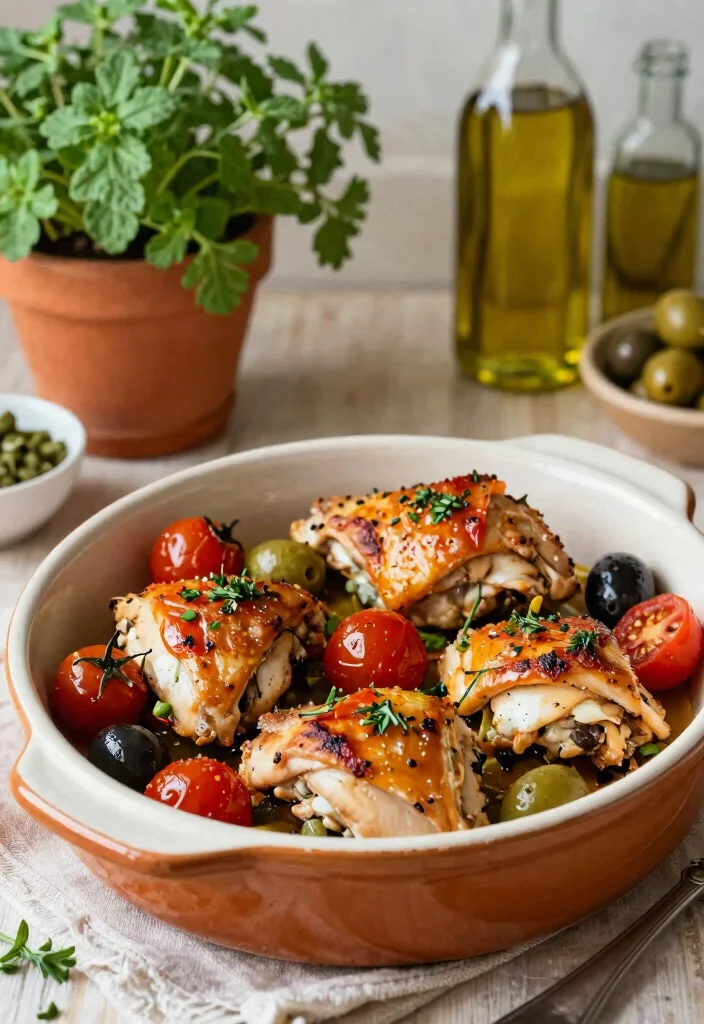 17 Bone In Chicken Thigh Recipes Flavor Packed Dinners - 6. Mediterranean Chicken Thighs 1