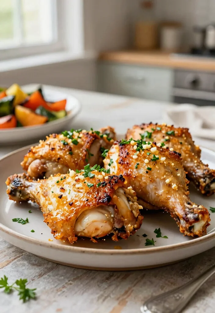 17 Bone In Chicken Thigh Recipes Flavor Packed Dinners - 9. Garlic Parmesan Chicken Thighs 1