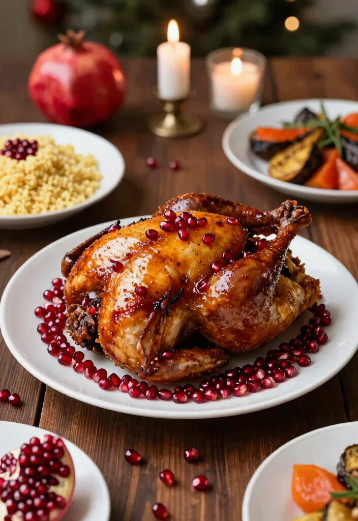17 Cornish Game Hen Recipes Perfectly Roasted and Elegant - 11. Pomegranate-Glazed Cornish Game Hen 1