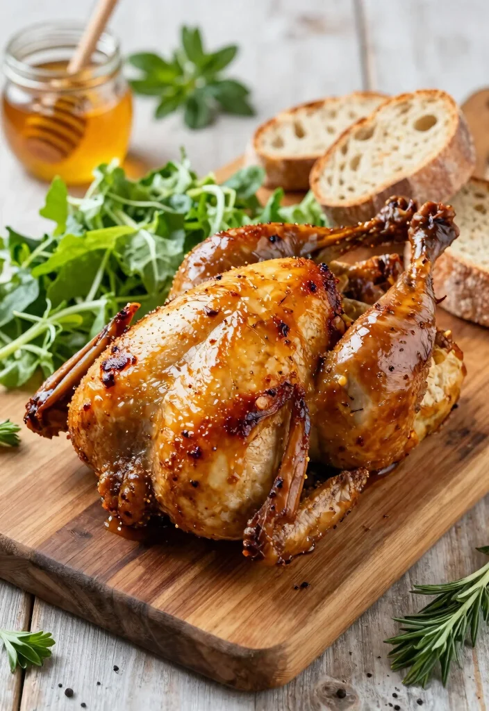 17 Cornish Game Hen Recipes Perfectly Roasted and Elegant - 15. Honey-Mustard Cornish Game Hen 1