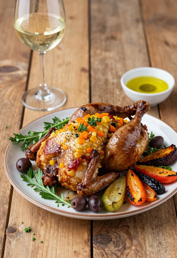 17 Cornish Game Hen Recipes Perfectly Roasted and Elegant - 5. Mediterranean Stuffed Cornish Game Hen 1