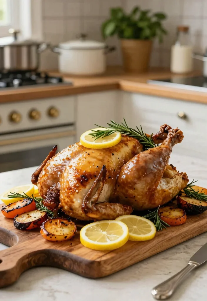 17 Cornish Game Hen Recipes Perfectly Roasted and Elegant - 8. Rosemary-Lemon Cornish Game Hen with Root Vegetables 1
