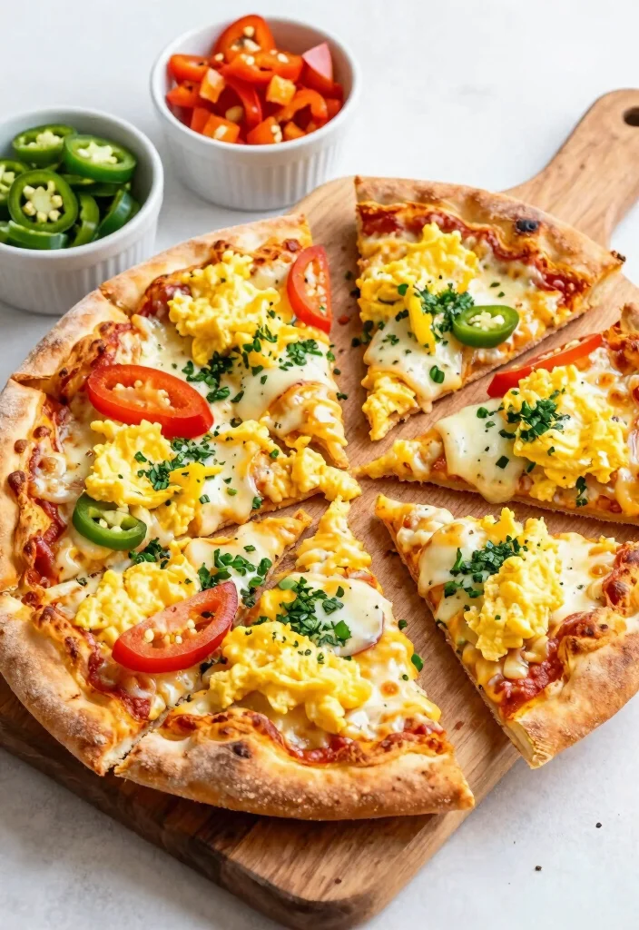 17 Crescent Roll Breakfast Recipes for Flaky Easy Mornings - 10. Breakfast Pizza with Crescent Rolls 1