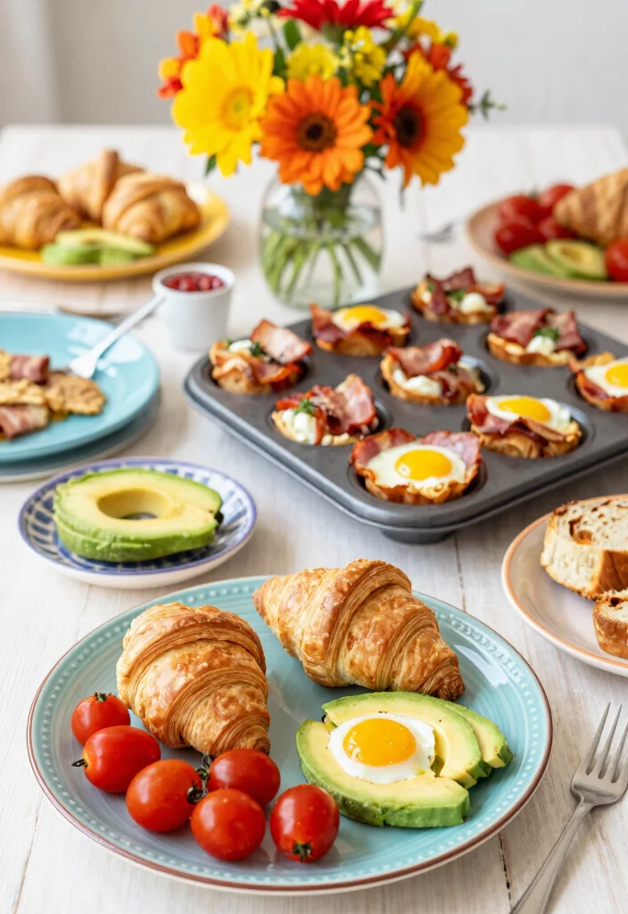 17 Crescent Roll Breakfast Recipes for Flaky Easy Mornings - 2. Bacon and Egg Crescent Roll Cups 1