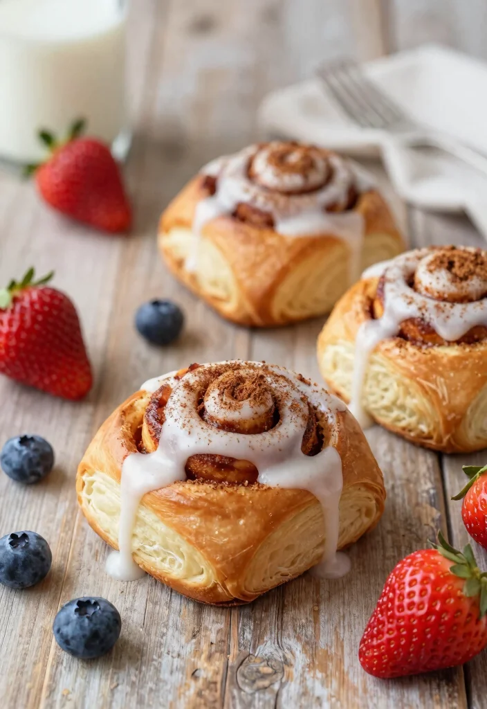 17 Crescent Roll Breakfast Recipes for Flaky Easy Mornings - 3. Sweet Cinnamon Roll Crescent Bake 1