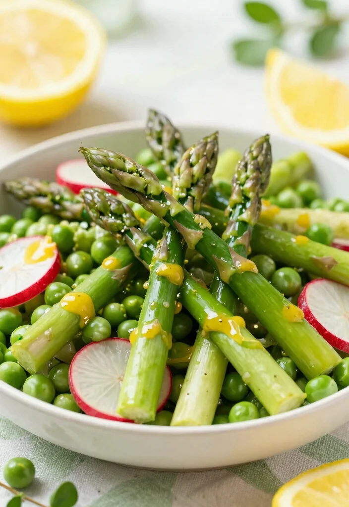 17 Easter Side Dishes Recipes: Fresh Spring Favorites - 1. Spring Vegetable Salad with Lemon Vinaigrette 1
