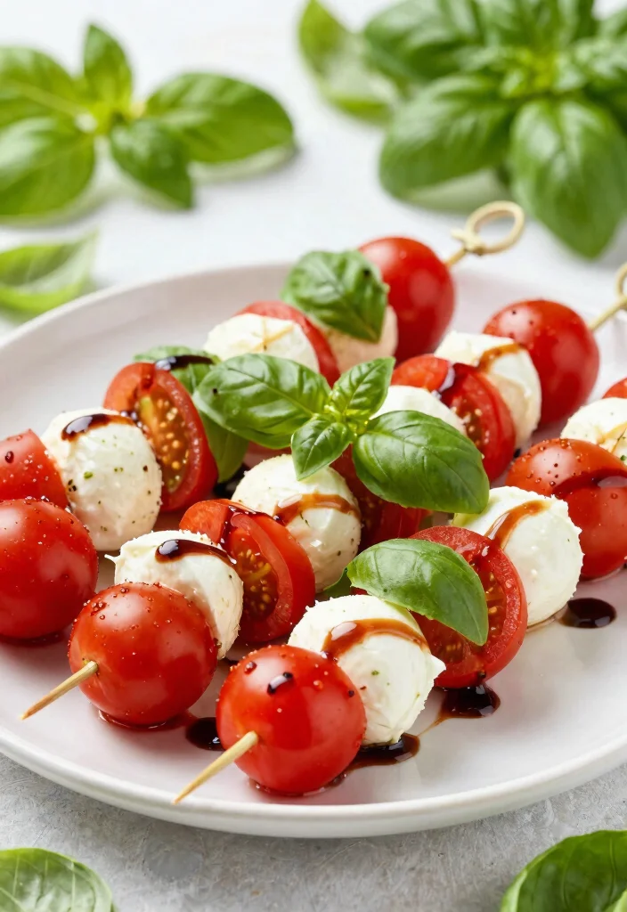 17 Easter Side Dishes Recipes: Fresh Spring Favorites - 13. Caprese Salad Skewers 1