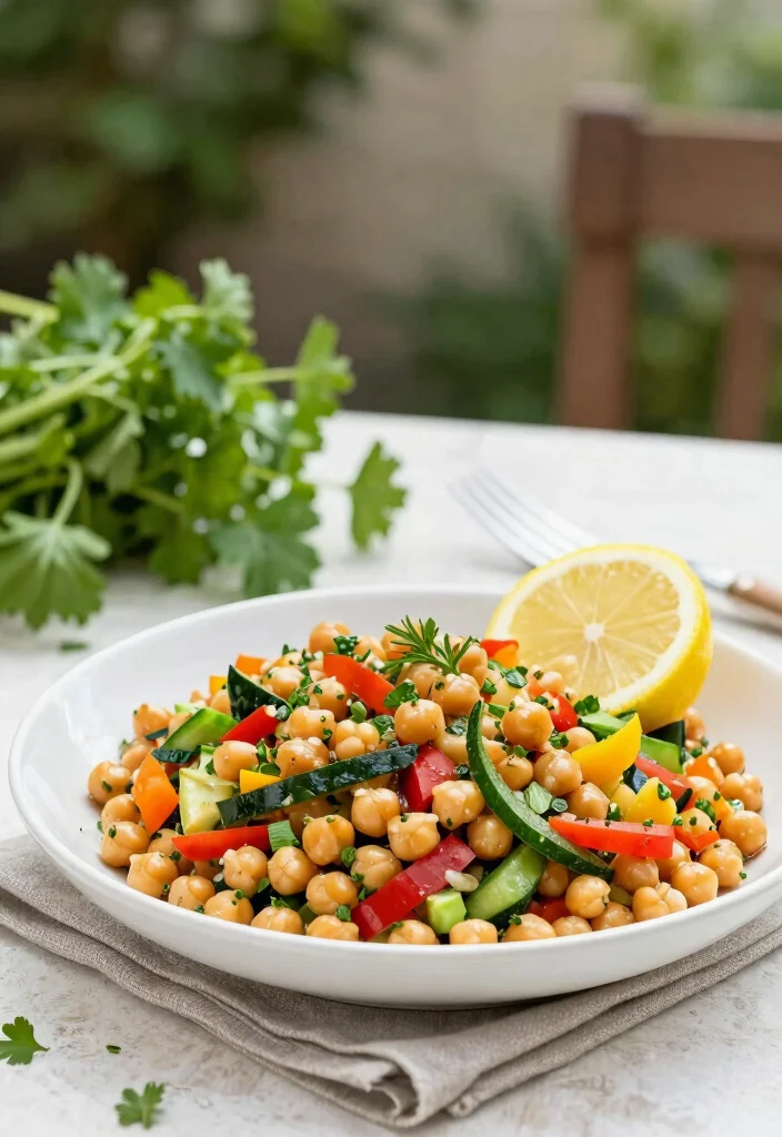 17 Easter Side Dishes Recipes: Fresh Spring Favorites - 16. Mediterranean Chickpea Salad 1
