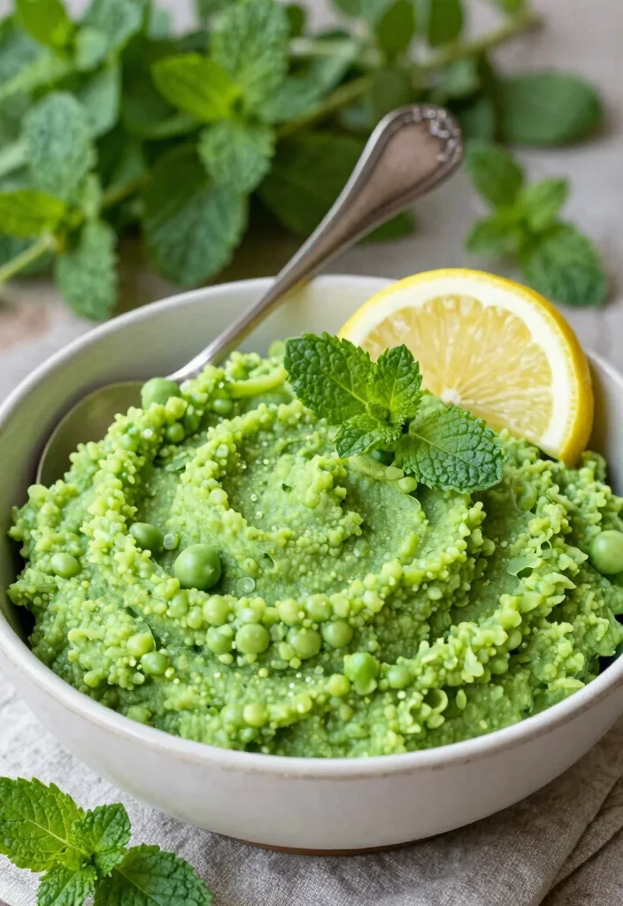 17 Easter Side Dishes Recipes: Fresh Spring Favorites - 6. Spring Pea and Mint Mash 1