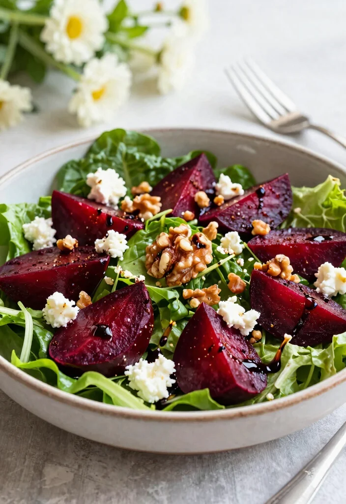17 Easter Side Dishes Recipes: Fresh Spring Favorites - 7. Roasted Beet and Goat Cheese Salad 1