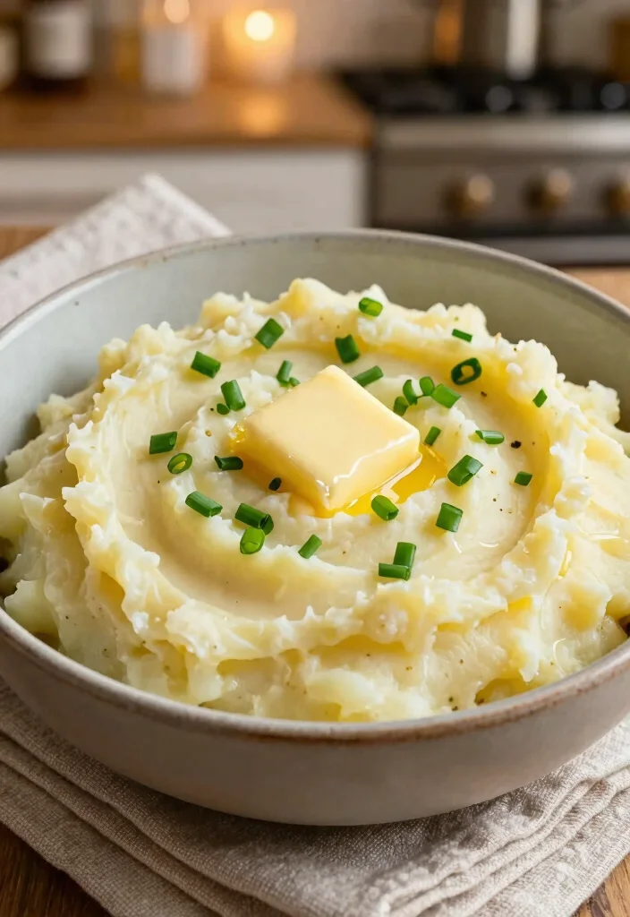 17 Easter Side Dishes Recipes: Fresh Spring Favorites - 8. Garlic Mashed Potatoes with Chives 1
