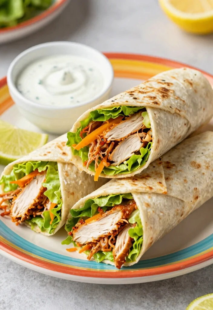 17 Easy Chicken Breast Recipes for Busy Families - 15. Buffalo Chicken Wraps 1