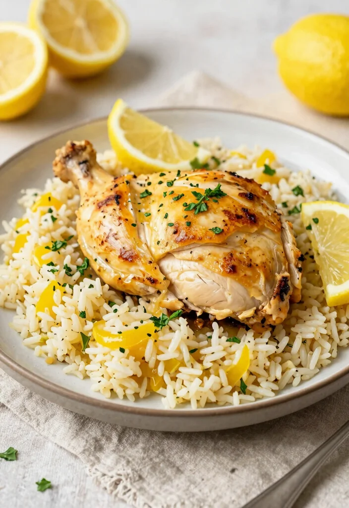 17 Easy Chicken Breast Recipes for Busy Families - 8. Greek Lemon Chicken and Rice 1