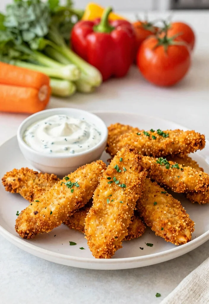 17 Easy Chicken Tender Recipes: Crispy Kid-Friendly Meals - 11. Ranch Chicken Tenders 1
