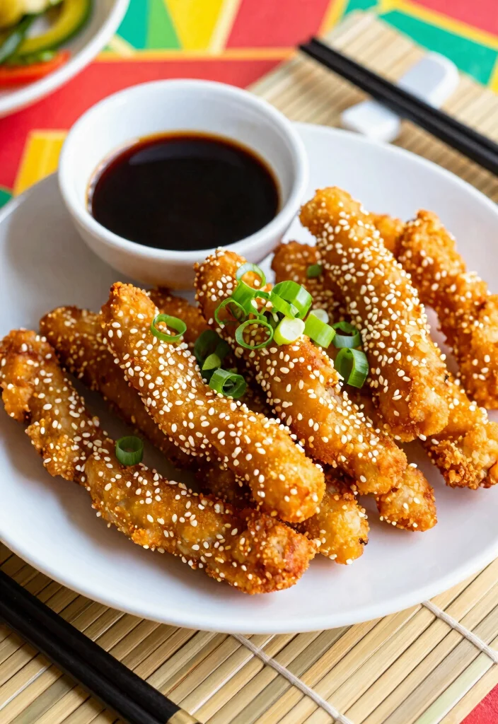 17 Easy Chicken Tender Recipes: Crispy Kid-Friendly Meals - 13. Sesame Chicken Tenders 1