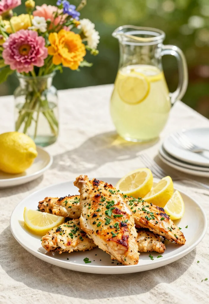 17 Easy Chicken Tender Recipes: Crispy Kid-Friendly Meals - 4. Lemon Herb Baked Chicken Tenders 1