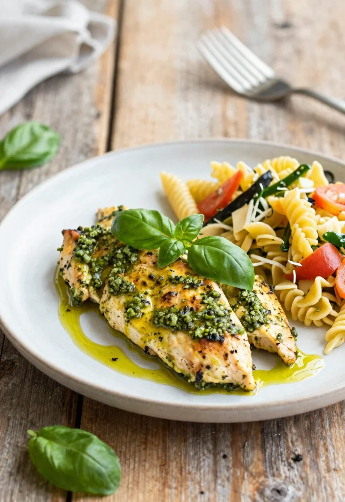 17 Easy Chicken Tender Recipes: Crispy Kid-Friendly Meals - 6. Pesto Chicken Tenders 1