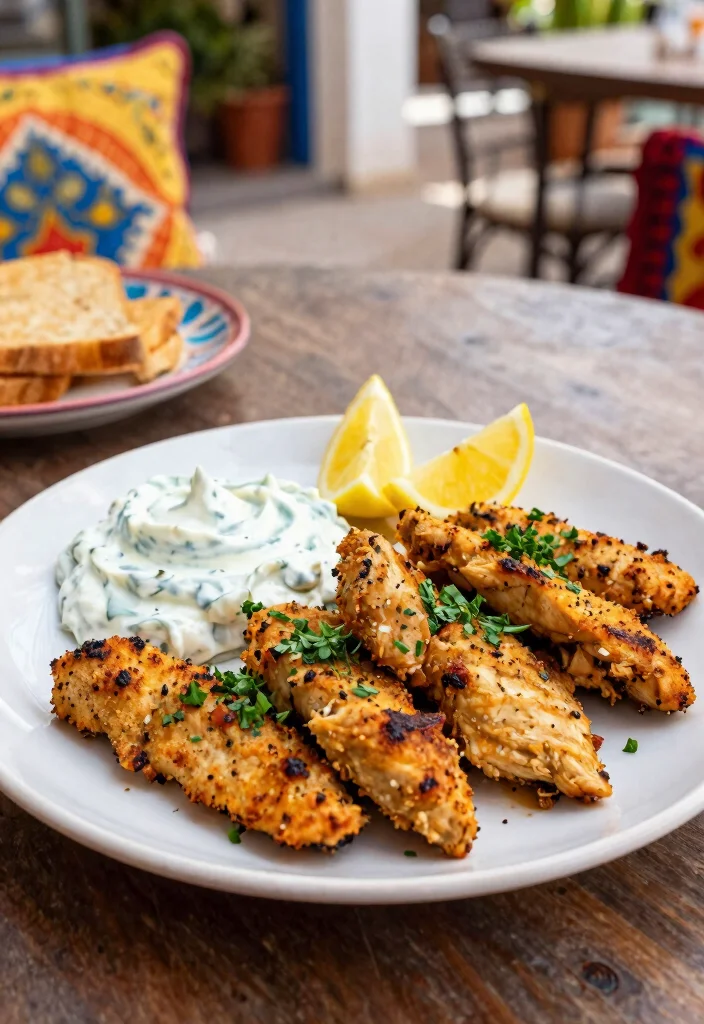 17 Easy Chicken Tender Recipes: Crispy Kid-Friendly Meals - 8. Mediterranean Chicken Tenders 1