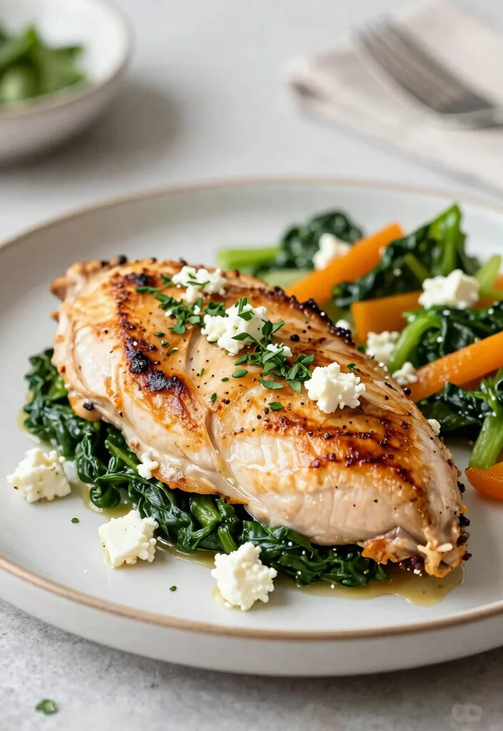 17 Easy Dinner Recipes for Family Crowd Pleasing Meals - 16. Healthy Spinach and Feta Stuffed Chicken 1