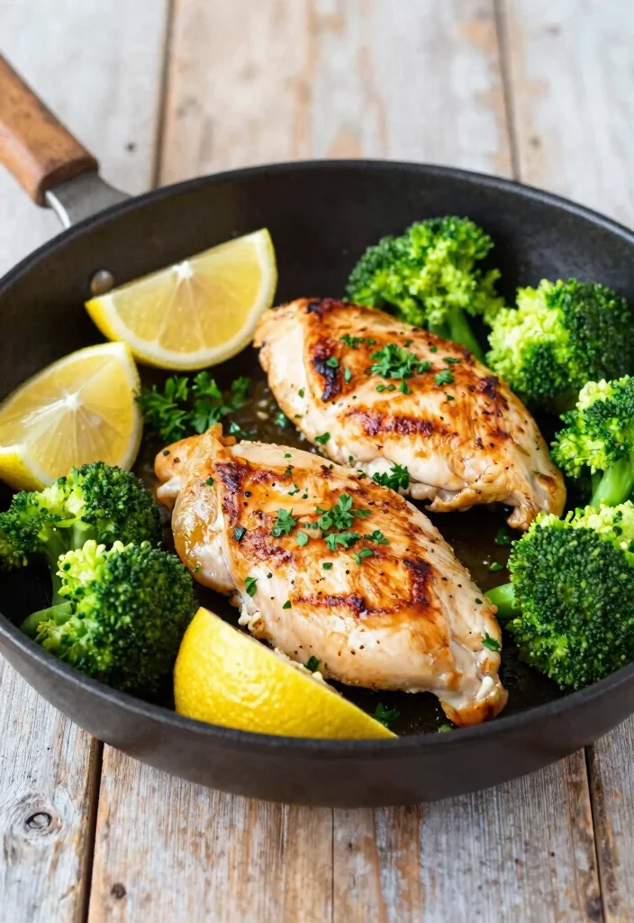 17 Easy Fast Dinner Recipes Ready in 30 Minutes - 1. One-Pan Lemon Garlic Chicken 1