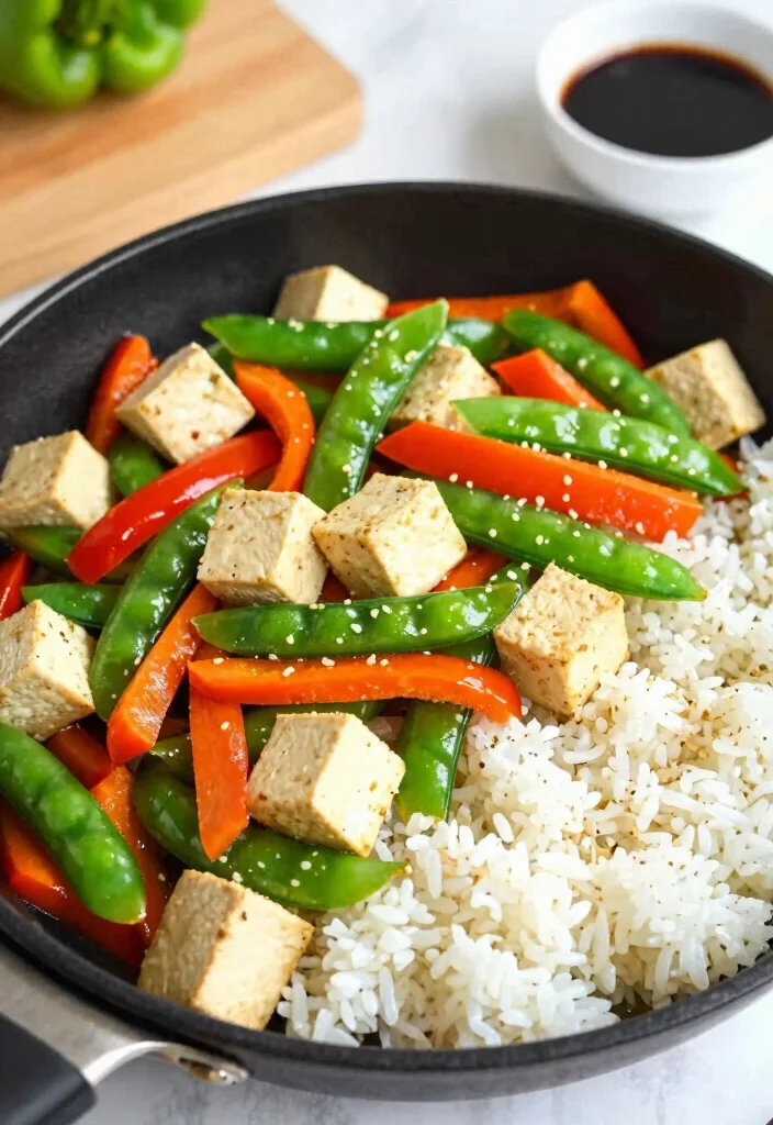 17 Easy Fast Dinner Recipes Ready in 30 Minutes - 2. Veggie Stir-Fry with Tofu 1