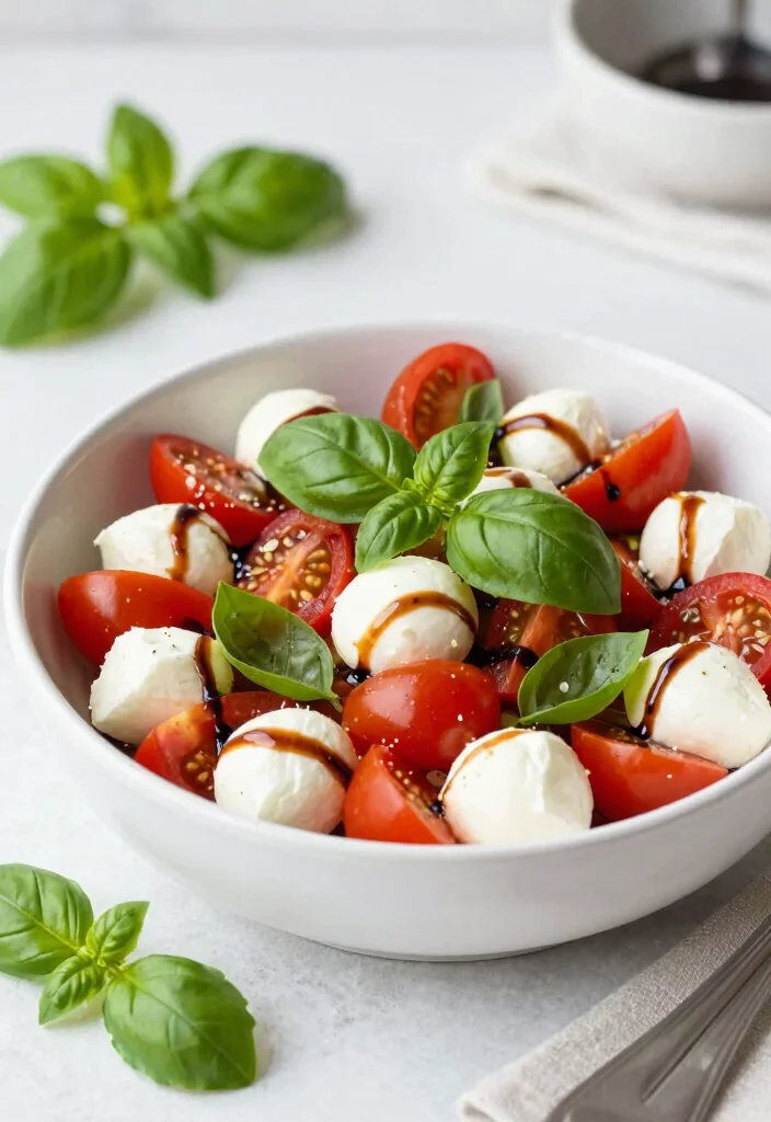 17 Easy Fast Dinner Recipes Ready in 30 Minutes - 4. Caprese Pasta Salad 1
