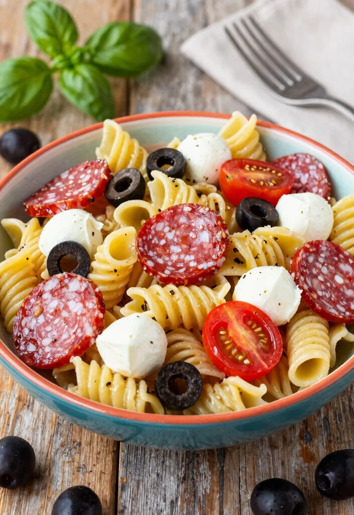 17 Easy Pasta Salad Recipes Perfect for Potlucks 9 17 Easy Pasta Salad Recipes Perfect for Potlucks - 8. Italian Antipasto Pasta Salad 1