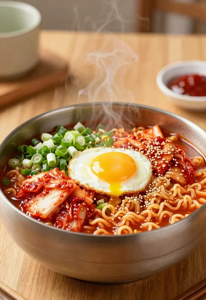 17 Easy Ramen Noodle Recipes Elevated Comfort Bowls - 1. Spicy Kimchi Ramen 1