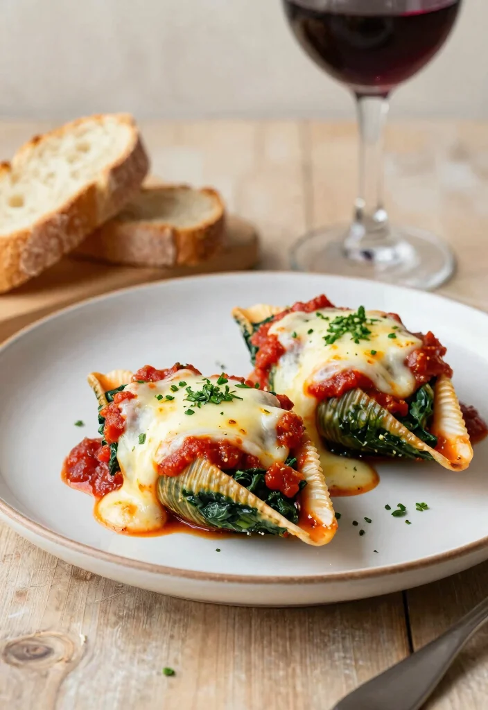 17 Easy Slow Cooker Recipes: Set It and Forget It - 10. Spinach and Cheese Stuffed Shells 1