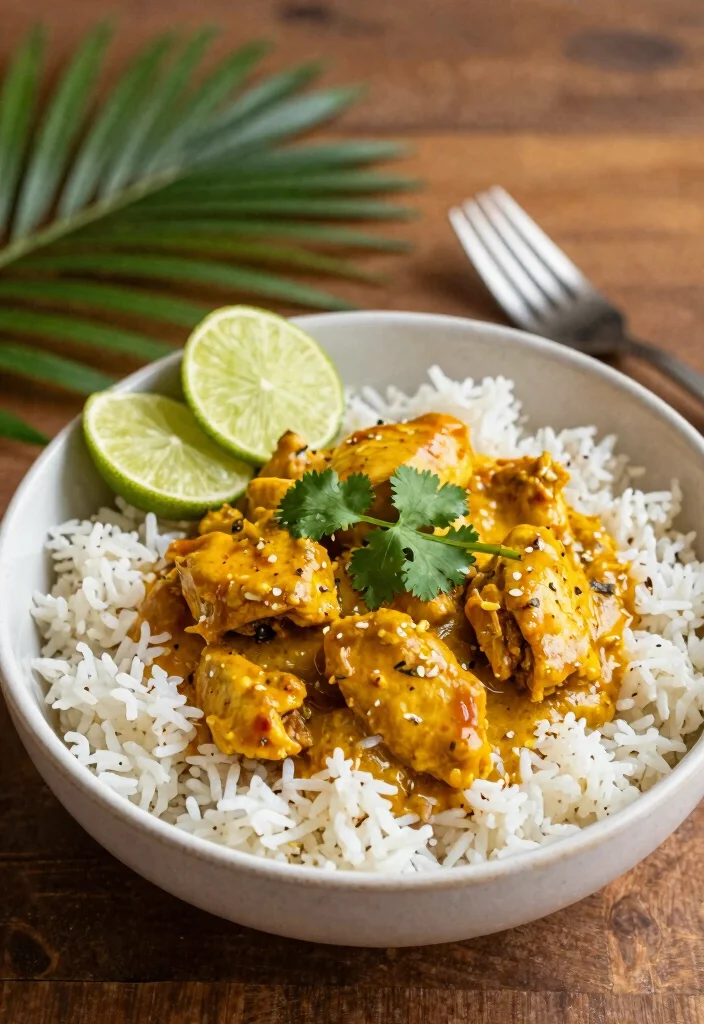 17 Easy Slow Cooker Recipes: Set It and Forget It - 12. Coconut Curry Chicken 1