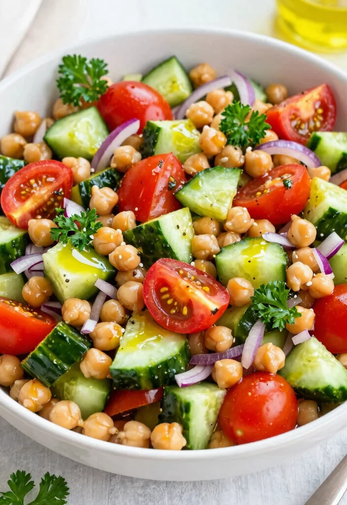 17 Gluten Free Recipes for Dinner: Easy Weeknight Meals - 10. Mediterranean Chickpea Salad 1