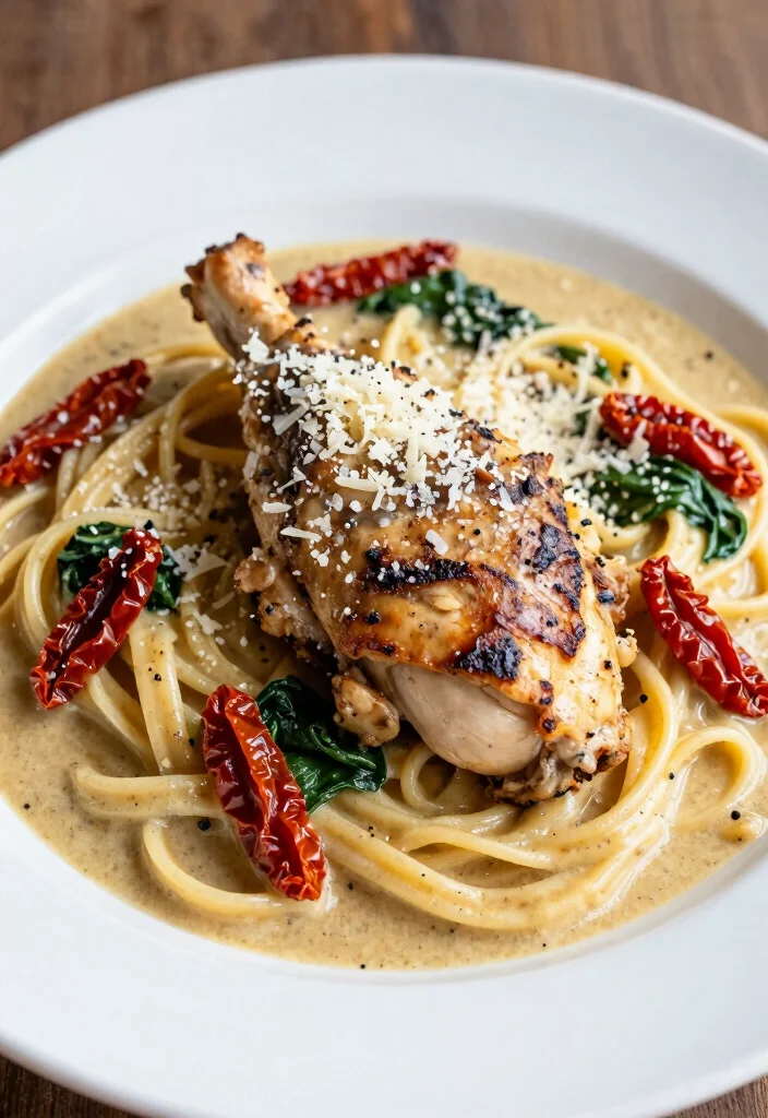 17 Juicy Boneless Skinless Chicken Thigh Recipes for Healthy Weeknight Meals - 10. Creamy Tuscan Chicken Thighs 1