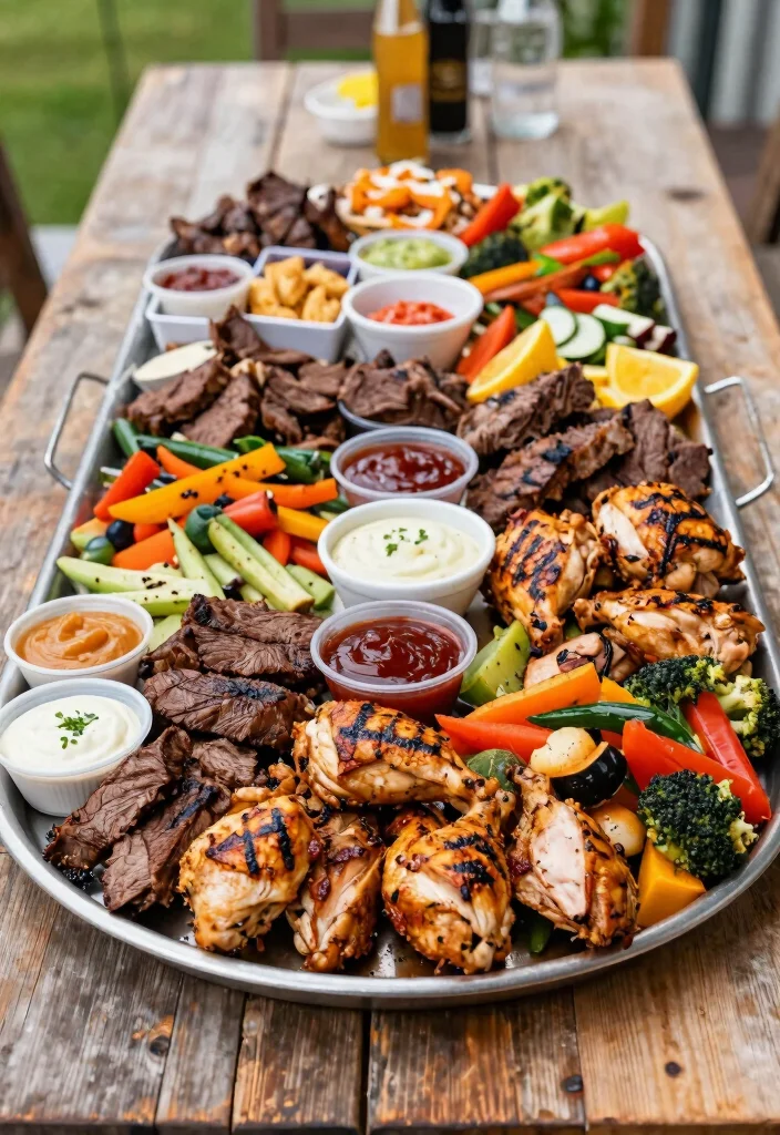 18 Blackstone Griddle Recipes: Easy Outdoor Cooking Ideas - 9. Mixed Grill Platter 1