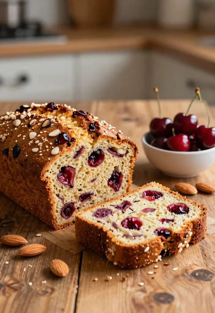 18 Easy Banana Bread Recipes: Moist Classic Treats - 18. Cherry Almond Banana Bread 1