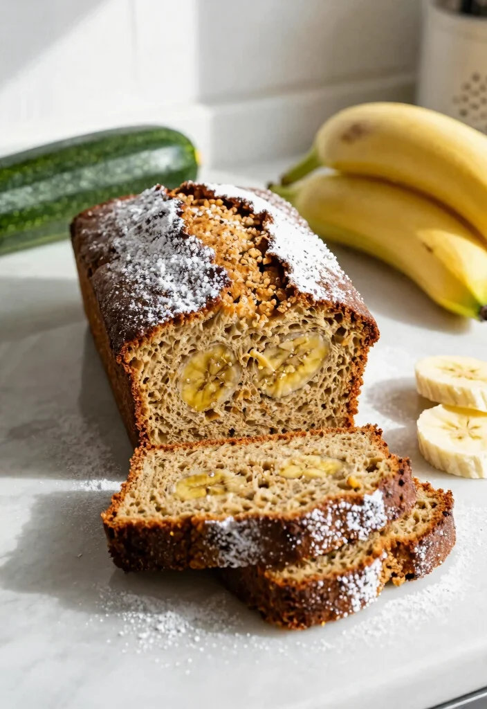 18 Easy Banana Bread Recipes: Moist Classic Treats - 9. Zucchini Banana Bread 1