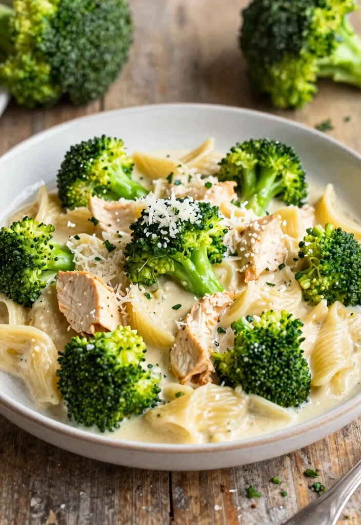 18 Easy Chicken Pasta Recipes: Creamy Crowd Pleasers - 11. Creamy Chicken and Broccoli Pasta 1