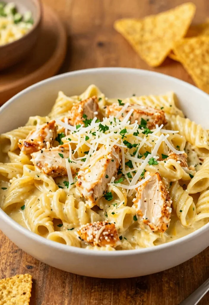 18 Easy Chicken Pasta Recipes: Creamy Crowd Pleasers - 17. Creamy Taco Chicken Pasta 1