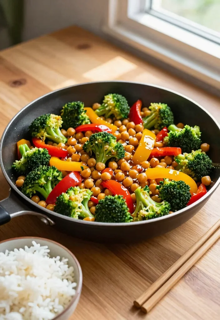 18 Easy Quick Dinner Recipes for Stress-Free Cooking - 1. One-Pan Chickpea Stir-Fry 1