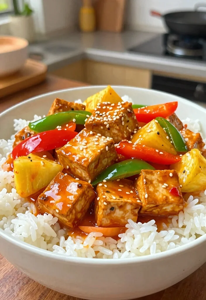 18 Easy Quick Dinner Recipes for Stress-Free Cooking - 18. Sweet and Sour Tofu 1