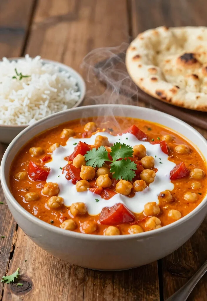 18 Easy Quick Dinner Recipes for Stress-Free Cooking - 5. Spicy Coconut Chickpea Curry 1