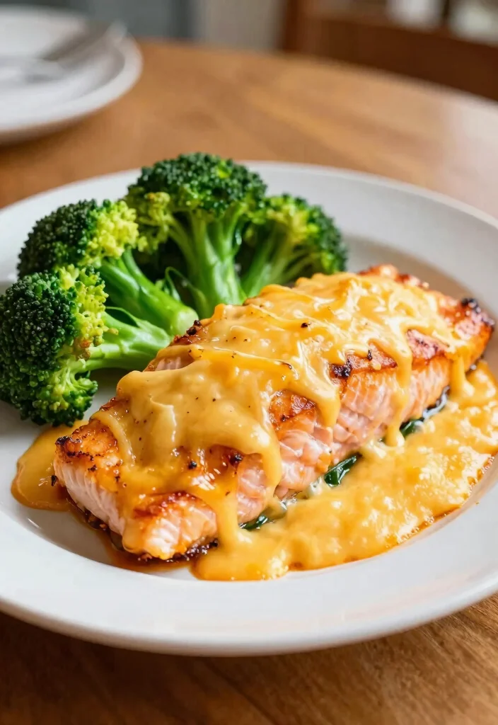 18 Easy Salmon Recipes Baked Healthy and Flavorful - 15. Cheesy Baked Salmon 1