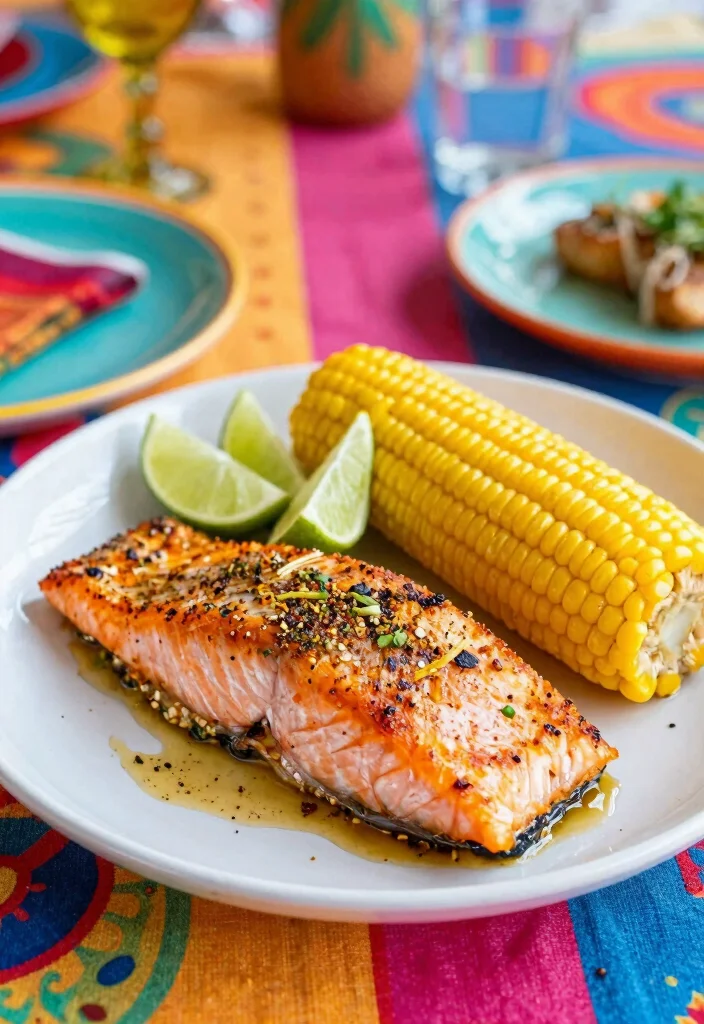 18 Easy Salmon Recipes Baked Healthy and Flavorful - 17. Southwest Baked Salmon 1