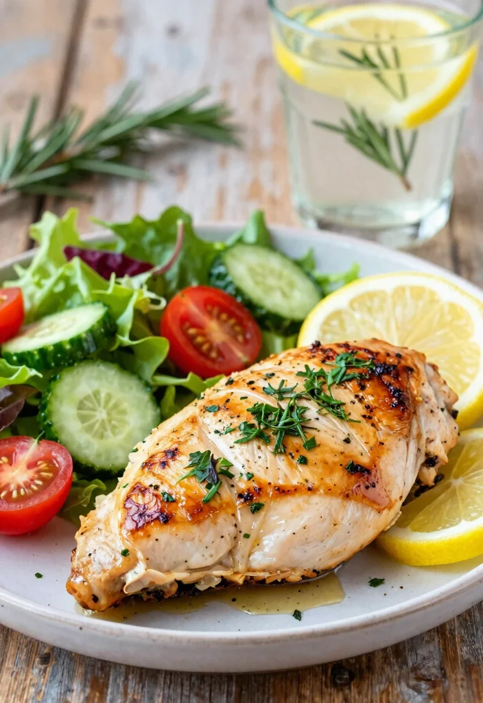 18 Easy and Healthy Boneless Skinless Chicken Breast Recipes - 1. Lemon Garlic Herb Chicken 1