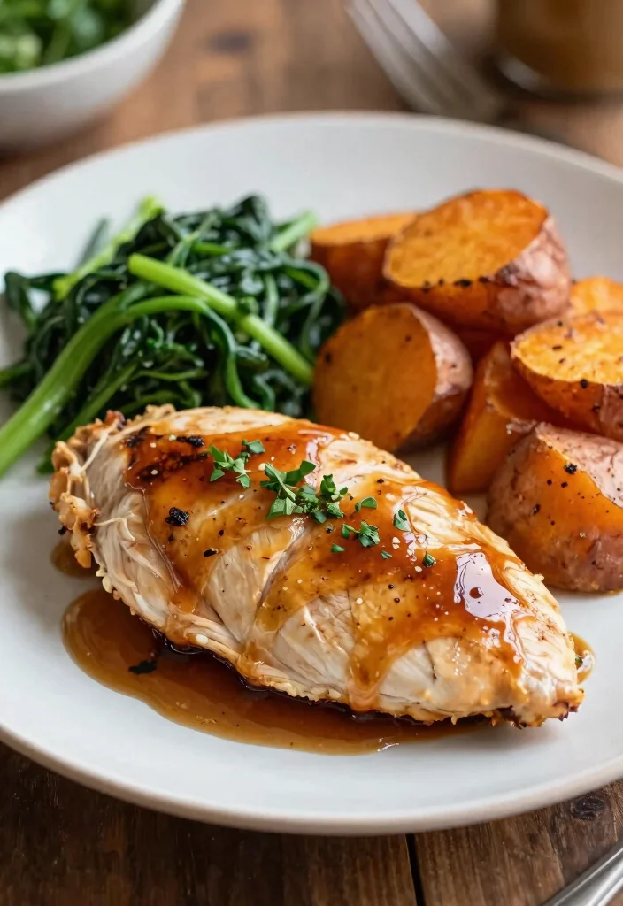 18 Easy and Healthy Boneless Skinless Chicken Breast Recipes - 11. Maple Dijon Chicken 1