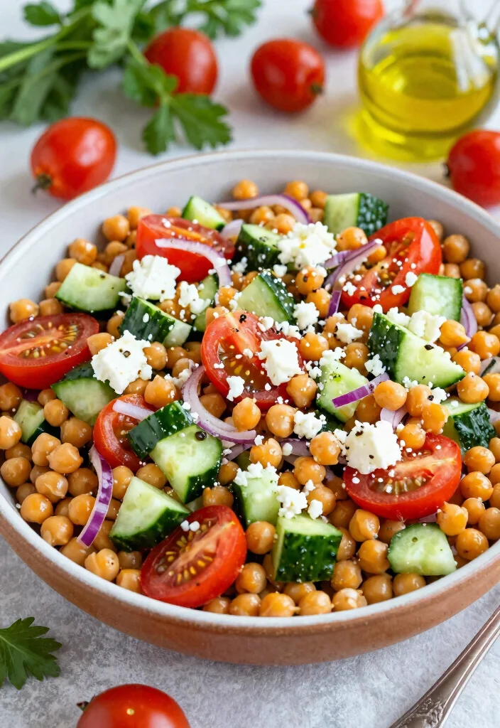 18 Gluten Free Recipes for Dinner: Simple and Satisfying - 15. Mediterranean Chickpea Salad 1