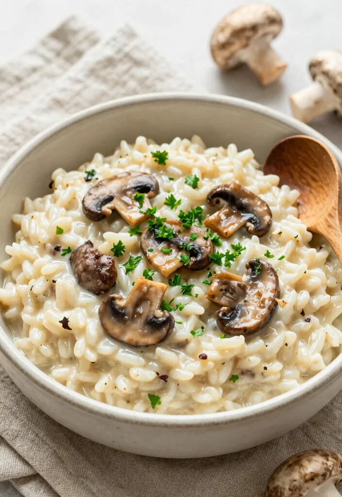 18 Gluten Free Recipes for Dinner: Simple and Satisfying - 4. Creamy Mushroom Risotto 1